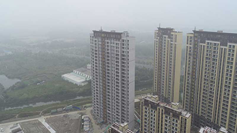 安徽某小区27层高层住宅纠偏加固工程