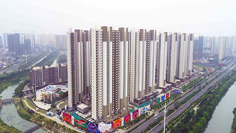 江苏某小区4栋34层高层纠偏及地基加固工程